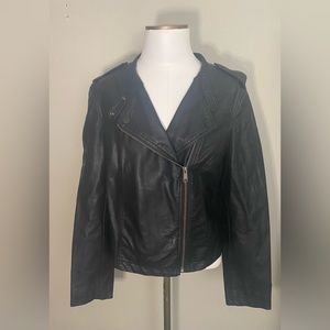 Sanctuary leather motorcycle jacket